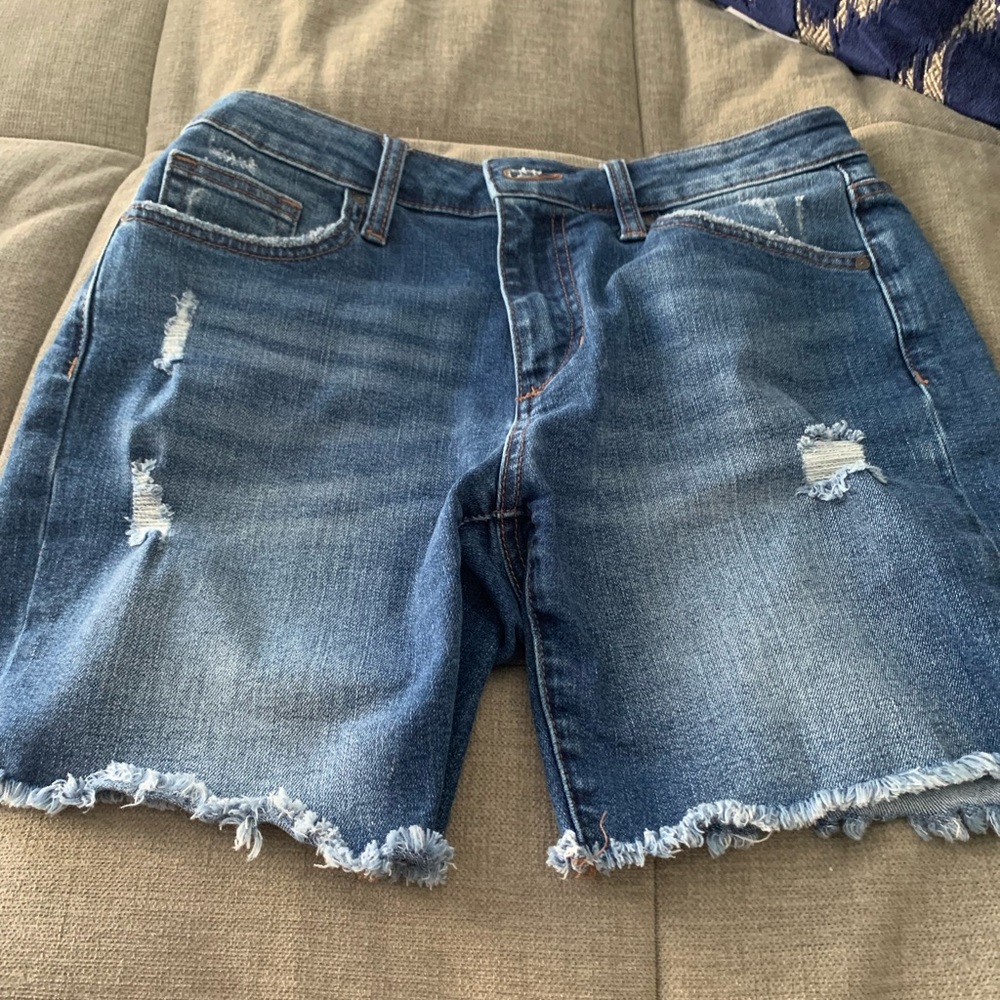 Joe denim shorts w/slight rips